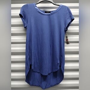 Alfani Women's Short Sleeve Top in Periwinkle Blue. XS.   NWT